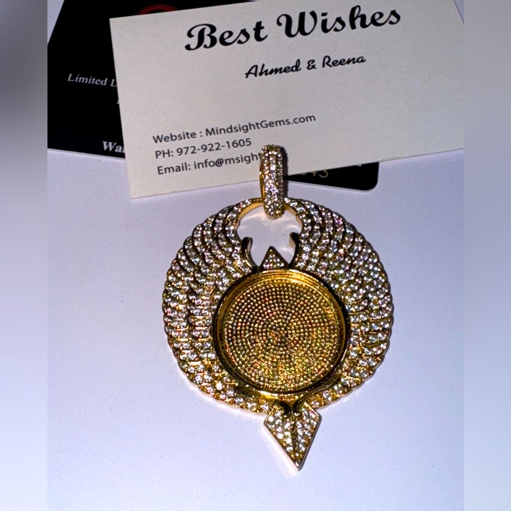 Custom Made Picture Charm Unique Handmade Memorial Pendant for Him Keepsake Gift